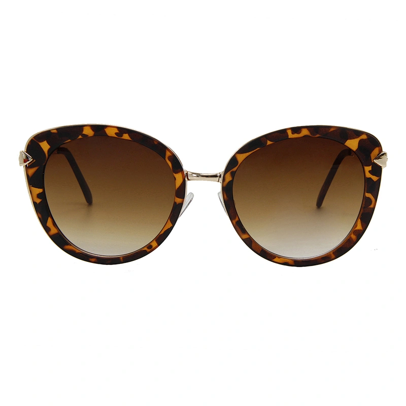 Demi brown fashion polarized cat eye sunglasses women