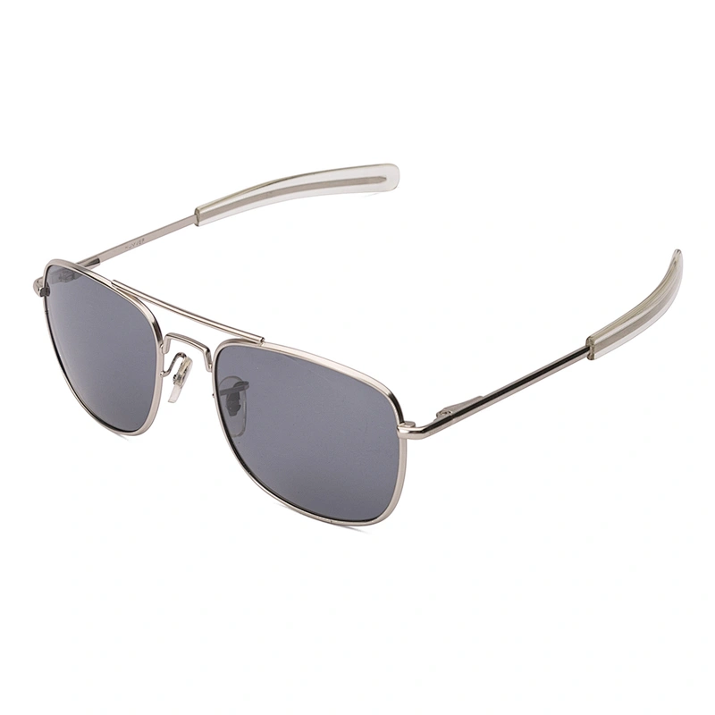 Double bridge fashion metal mens oversized sunglasses