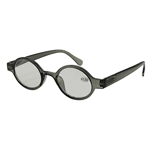 Classic men women small oval plastic reading eyeglass
