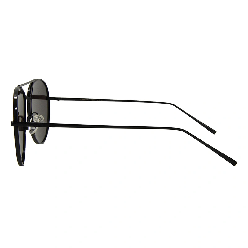 Double bridge metal polarized fashion pilot women sun glasses