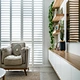 plastic shutter PVC finish shutters parts plantation shutter