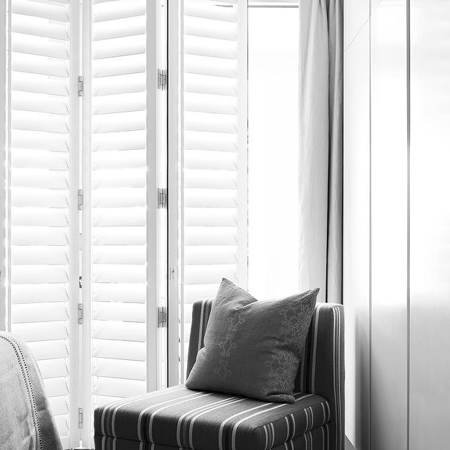 Paulownia plantation shutter