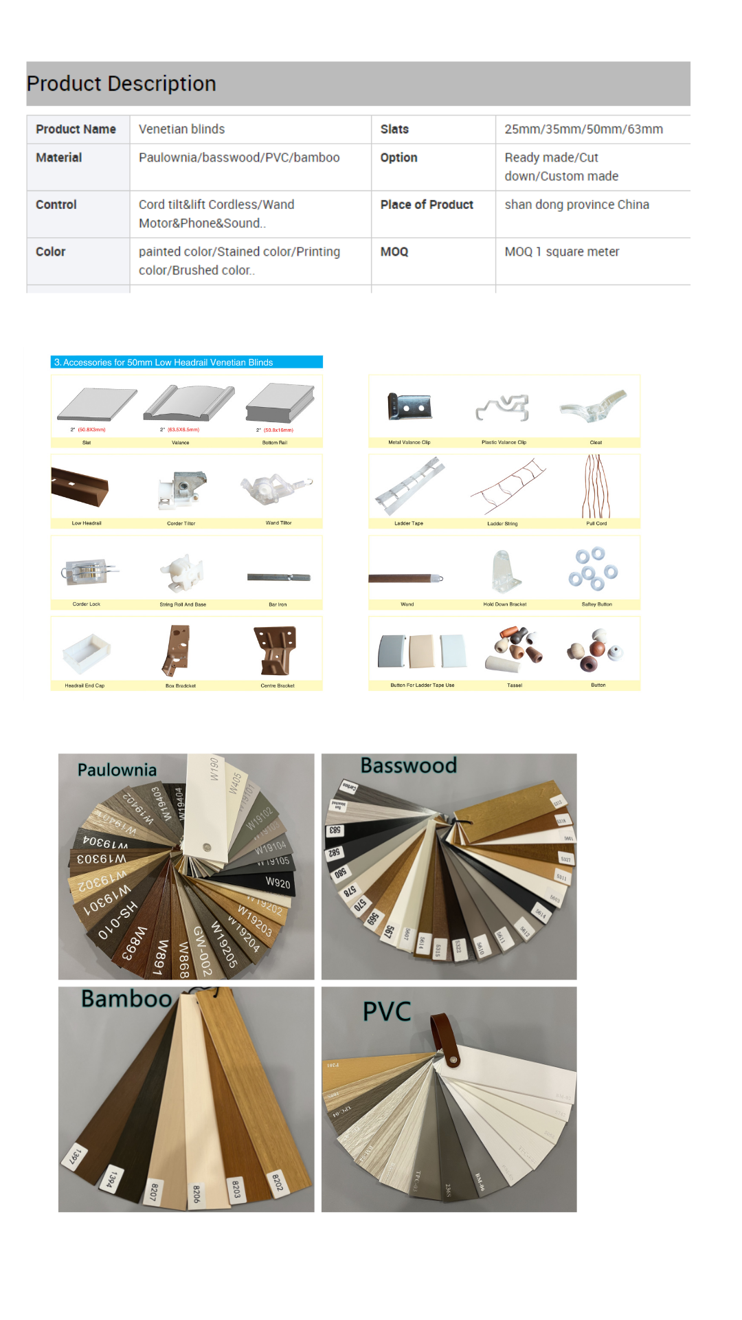 PVC blinds slats
