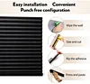 Black /white Paper blinds pleated shades temporary RV shades Recyclable louver