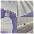 temporary pleated paper