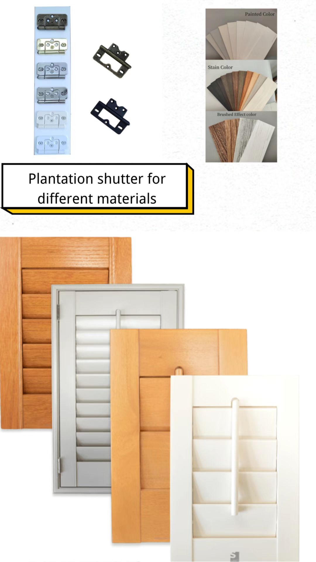 plantation shutter louvers