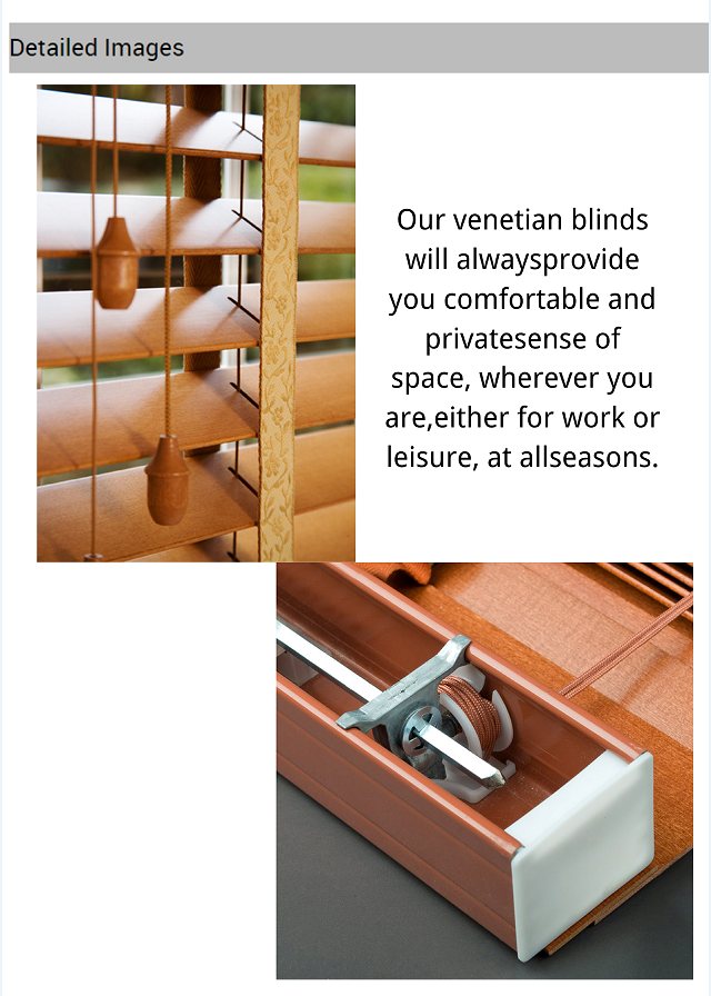 50mm wooden venetian blinds