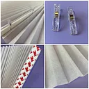 temporary pleated paper
