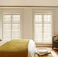 White Sunscreen Horizontal Louver PVC Plantation Shutters