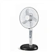18 inch AC DC Solar Rechargeable Pedestal Fan with 6 PCS LED Light Remote Control