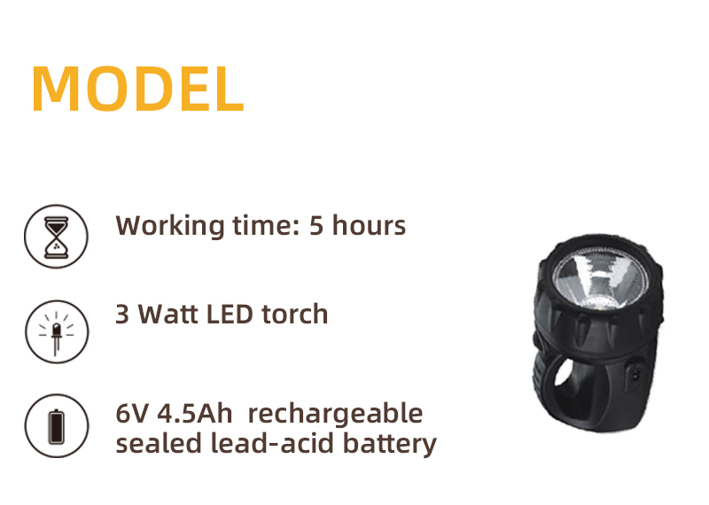 Powerful flashlight model