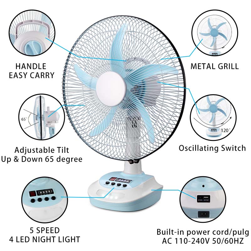 16 inch table fan