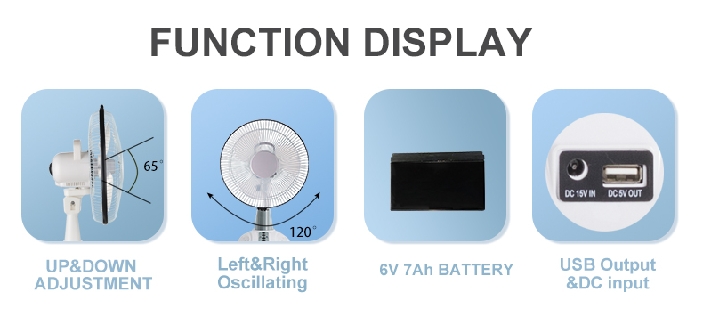 rechargeable fan manufacturer in china