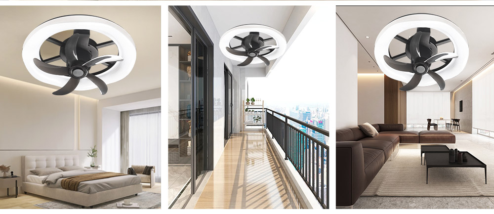 rechargeable ceiling fan with led light Display