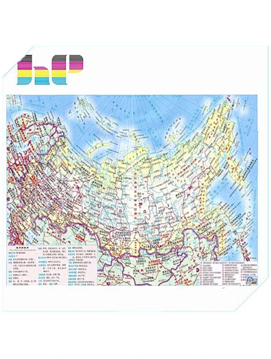 World map poster printing