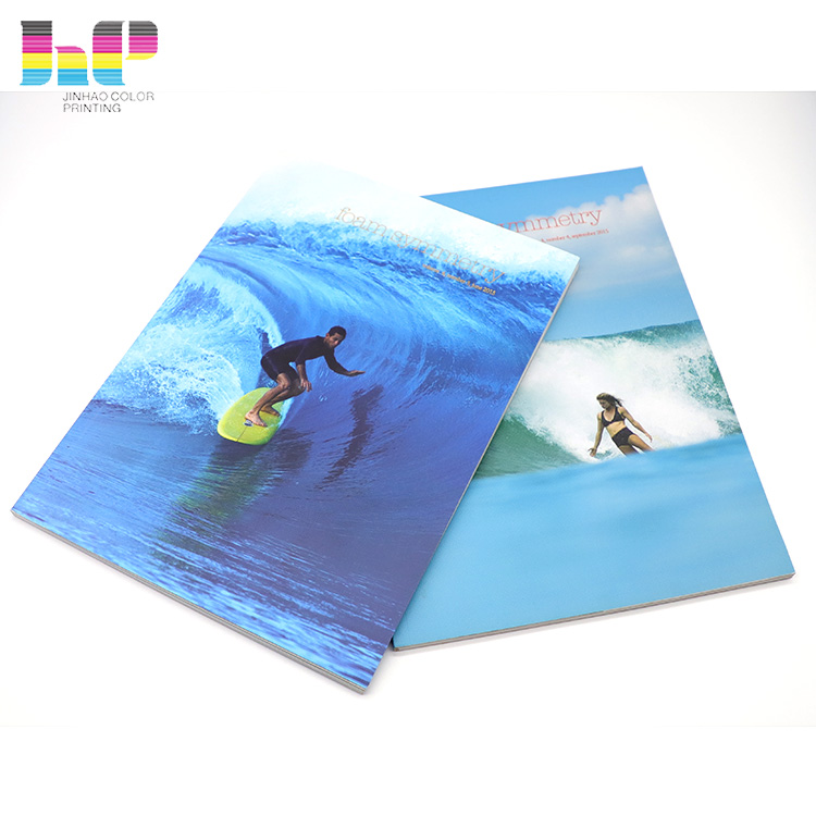 High quality designed full color custom cheap magazine brochure catalog printing