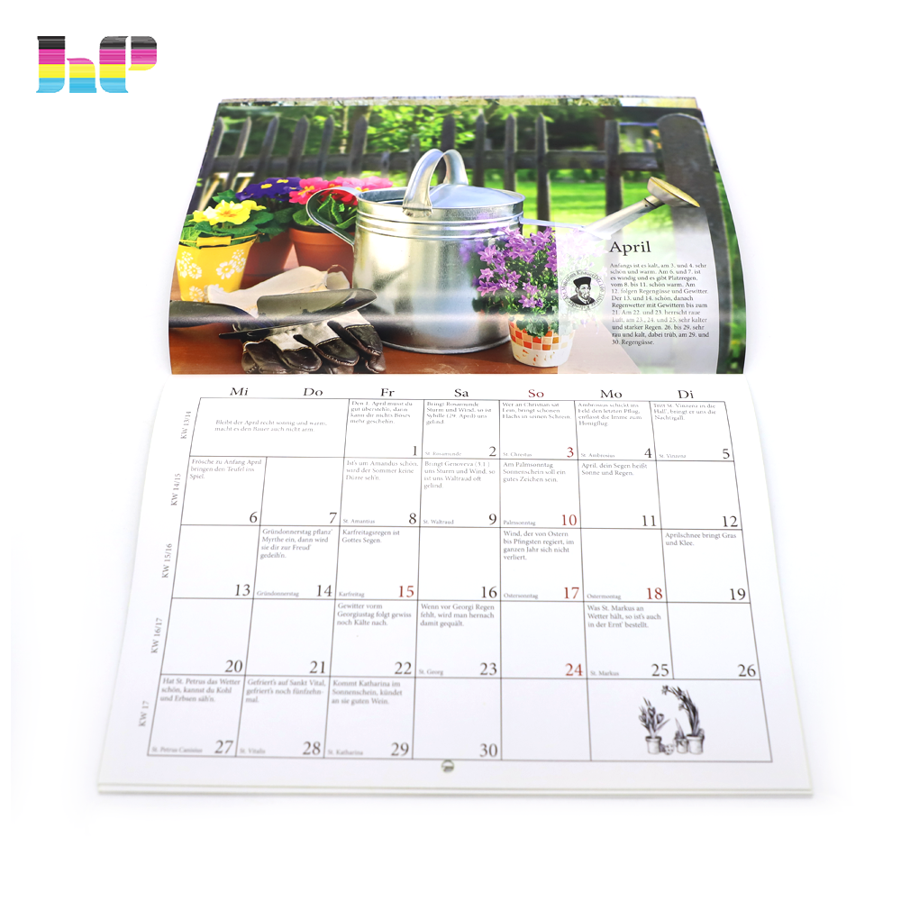 wall calendar printing