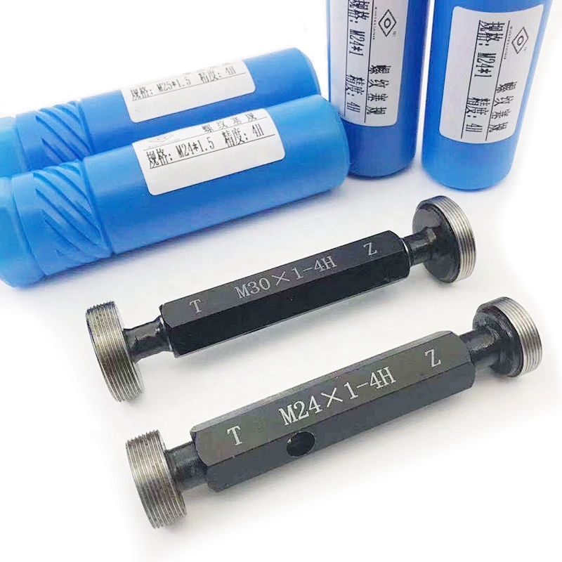 The Metric Screw Plug Gauges M1,M5,M8,M10,M30,M50,M80,M120,M300 Steel Gauge Go and No Go Thread Plug Gauge
