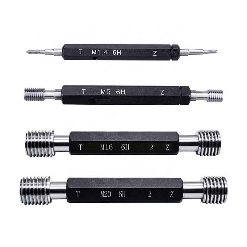 The Metric Screw Plug Gages 4H 5H 6H 7H 8H M1~M300 Steel Gauge Go and No Go Thread Plug Gauge