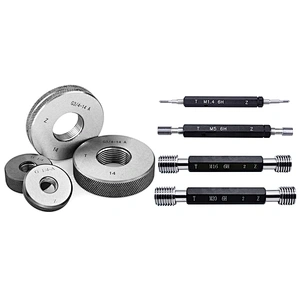 metric thread plug gauge standard tolerances 6H go nogo 6g ring gauge