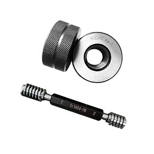 Trapezoidal (Tr) Thread Gauges Manufacturer Go And No Go Thread Plug Gauge: Tr8~140