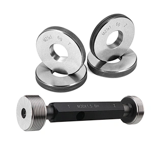 Metric M1-M1000 6g 6H go nogo plug ring gauge outer inside diameter measuring Thread gauge