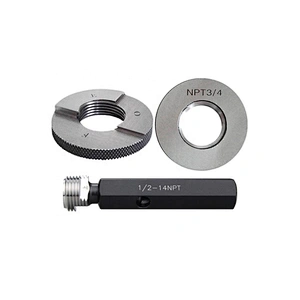 China Gauge Tool Manufacturer High Quality Carbide Thread Pipe Hole Diameter Measuring Tool Thread Ring Plug Gauge