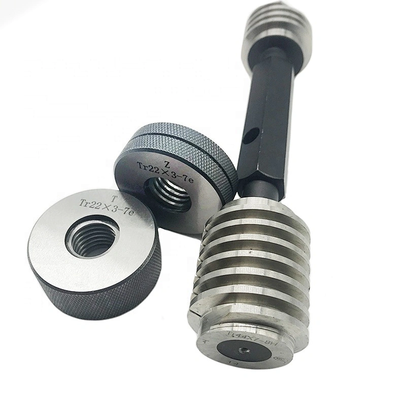 Trapezoidal (Tr) Thread Gauges Manufacturer Go And No Go Thread Plug Gauge: Tr8~140