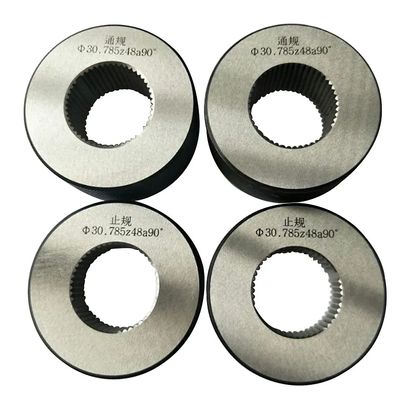 Customized ring and plug gauge involute , rectangular , triangular , taper spline gauge