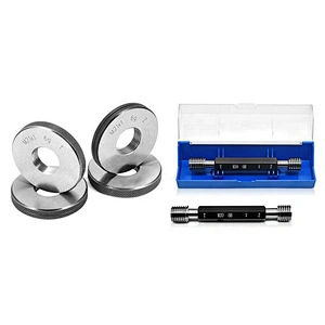 High precision M1*0.25 M1.2*0.25 M1.4*0.3 M1.6*0.35 M1.8*0.35 metric thread plug ring gauge 6H 6g in stock