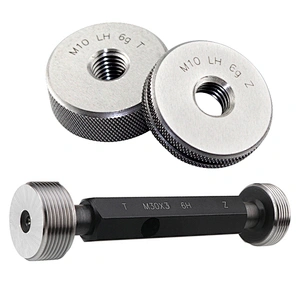 Metric M1-M1000 6g 6H go nogo plug ring gauge outer inside diameter measuring Thread gauge