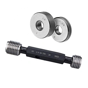 1/8~12 inch UN Whitworth Thread Gauges Go And Nogo UN UNS UNC UNF UNEF Bsw Bsf Thread Plug Ring Gauge