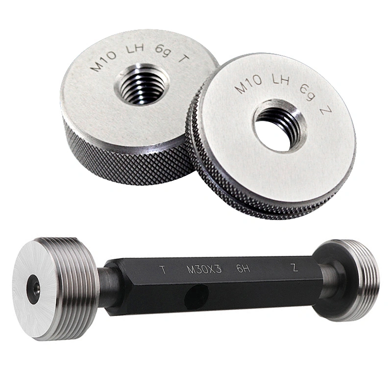 The Metric UN BSW NPT NPTF NPSM R RB Rc RP PT API BSPP BSPT Spline thread checker gages plain thread plug ring gauge