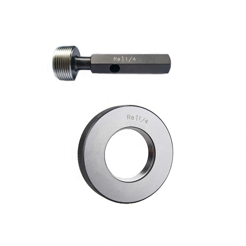 China Gauge Tool Manufacturer High Quality Carbide Thread Pipe Hole Diameter Measuring Tool Thread Ring Plug Gauge