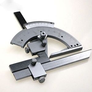 High quality steel 180 320 360 degree Vernier caliper Angle ruler universal bevel protractor