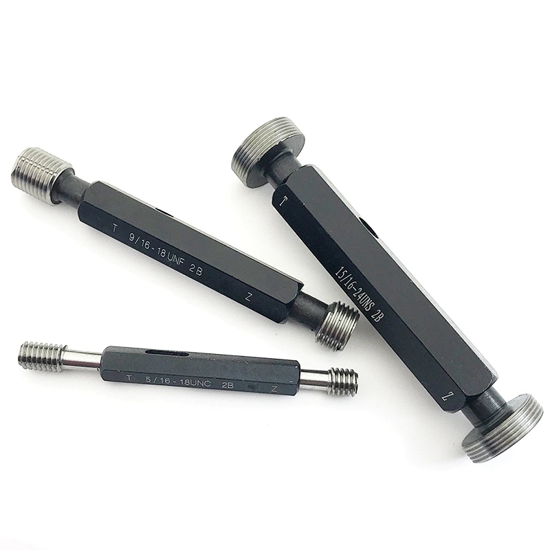 Un Unc Unf Uncf Screw Plug Gages Gcr15 Calibrate Go Nogo Thread Plug Gauge