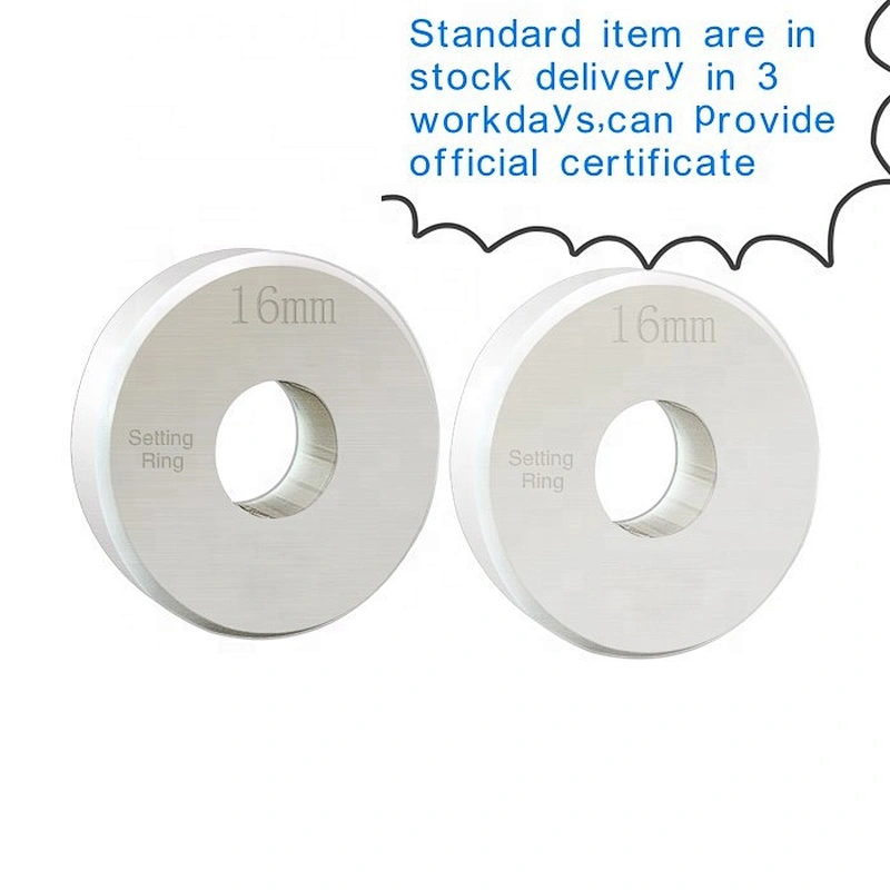 High Quality Plain Ceramic O Ring Gauge Set Smooth Go And Nogo Ring Gauges