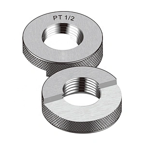 pt thread ring gauges taper pipe thread go nogo ring gauge: pt1/8~6