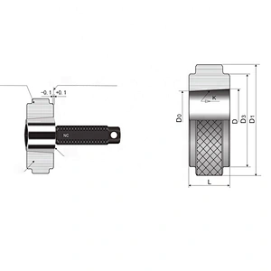 API Thread Gauges Working plug gauge for thread of oil drill joint NC 23~77
