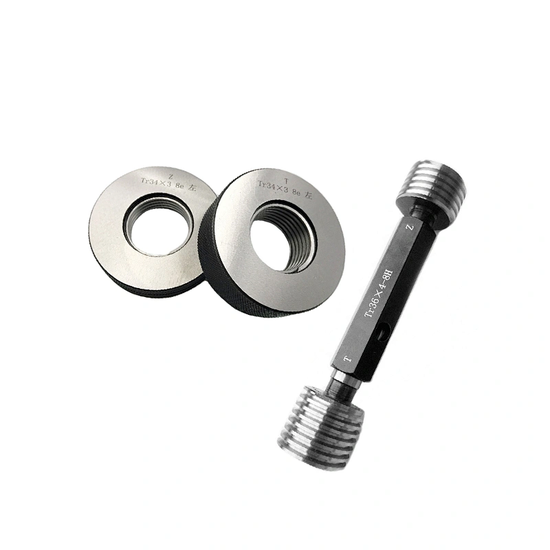 trapezoidal 30 degree metric Tr thread gauges  go and no go thread ring plug gauge Tr8*1.5-Tr300*24