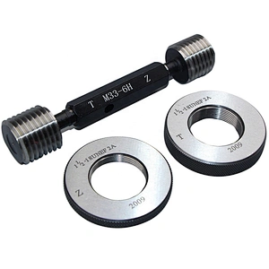 High precision M1*0.25 M1.2*0.25 M1.4*0.3 M1.6*0.35 M1.8*0.35 metric thread plug gauge 6g 6H in stock