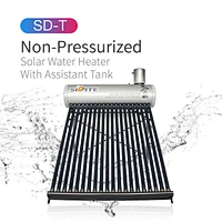 NON-PRESSURIZED SOLAR WATER HEATER WITH ASSISTANT TANK SD-T