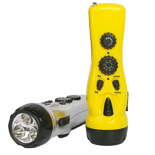 High Sentitive Portable Radio Emergency with Flashlight AM FM