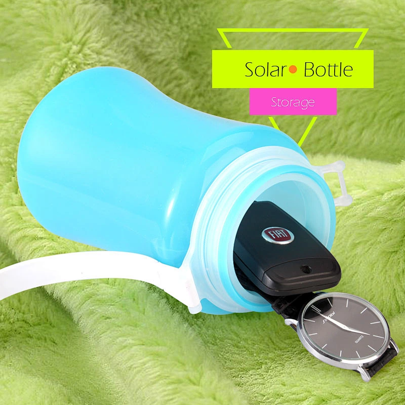 Wholesale Solar LED Mini Telescopic Glow Camping Lantern for Indoors Outdoors