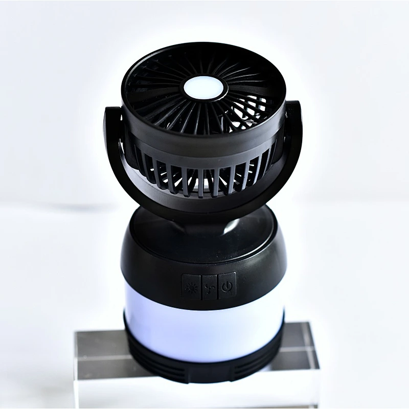 Portable USB Rechargeable Camping Lantern with Fan