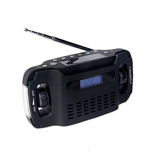 Hot Sale Portable Emergency Solar Powered Dynamo AM FM Radio Flashlight
