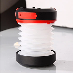 Telescope Solar LED Camping Lantern with Phone Charger