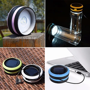Outdoor Waterproof Solar Camping Lantern Solar Tritan Bottle