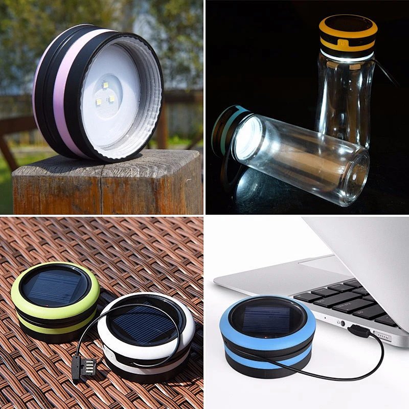 Outdoor Waterproof Solar Camping Lantern Solar Tritan Bottle