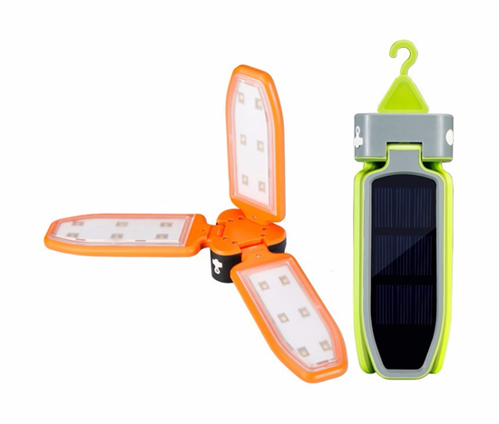 New Solar Bright Collapsible Lantern Light Rechargeable Camping Lantern